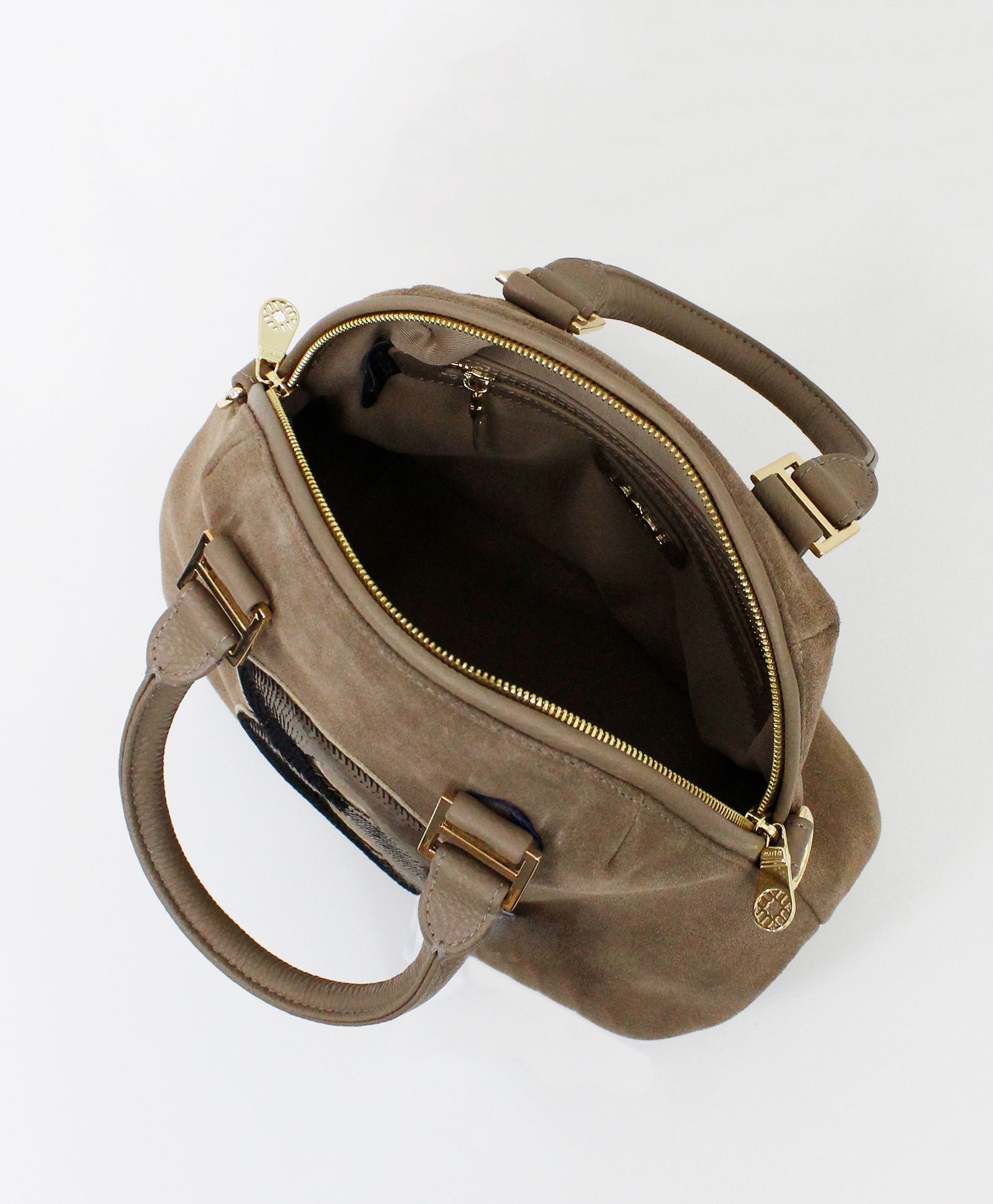 スエード 8バッグ (MINIサイズ)  / ベージュ [MUSG-241113]