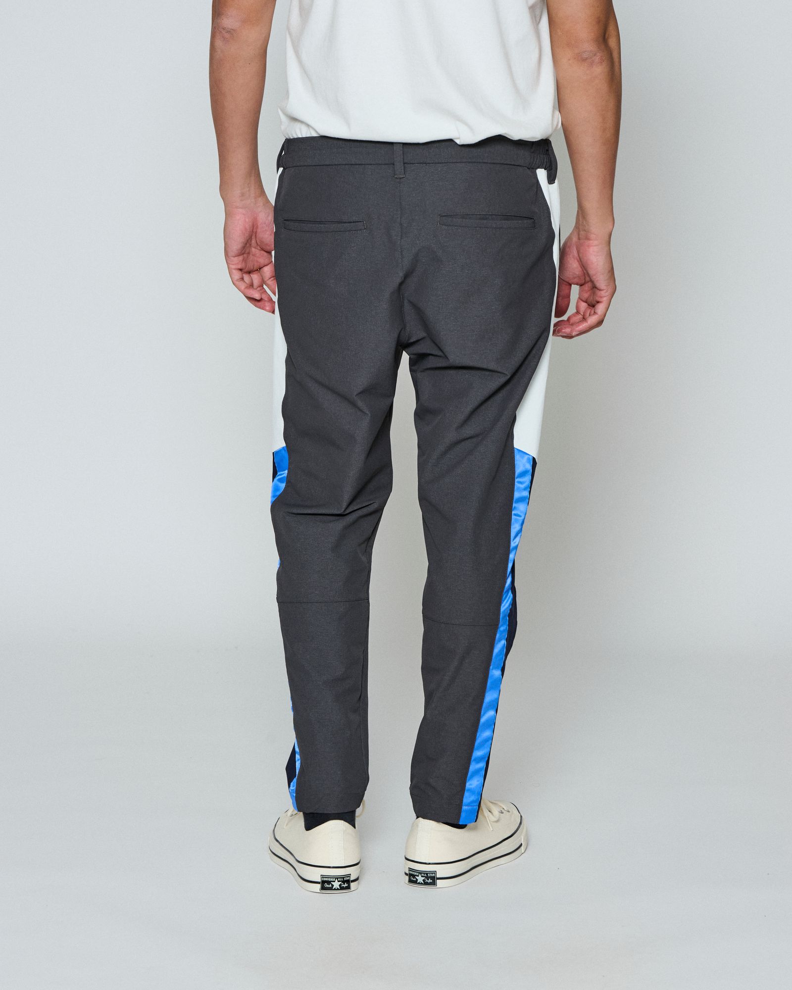 ☆先行予約☆ muta MARINE × ACANTHUS / スイートエクストラロゴラインパンツ / Sweet Extra Logo Line Pants / GREY 【MA2699】