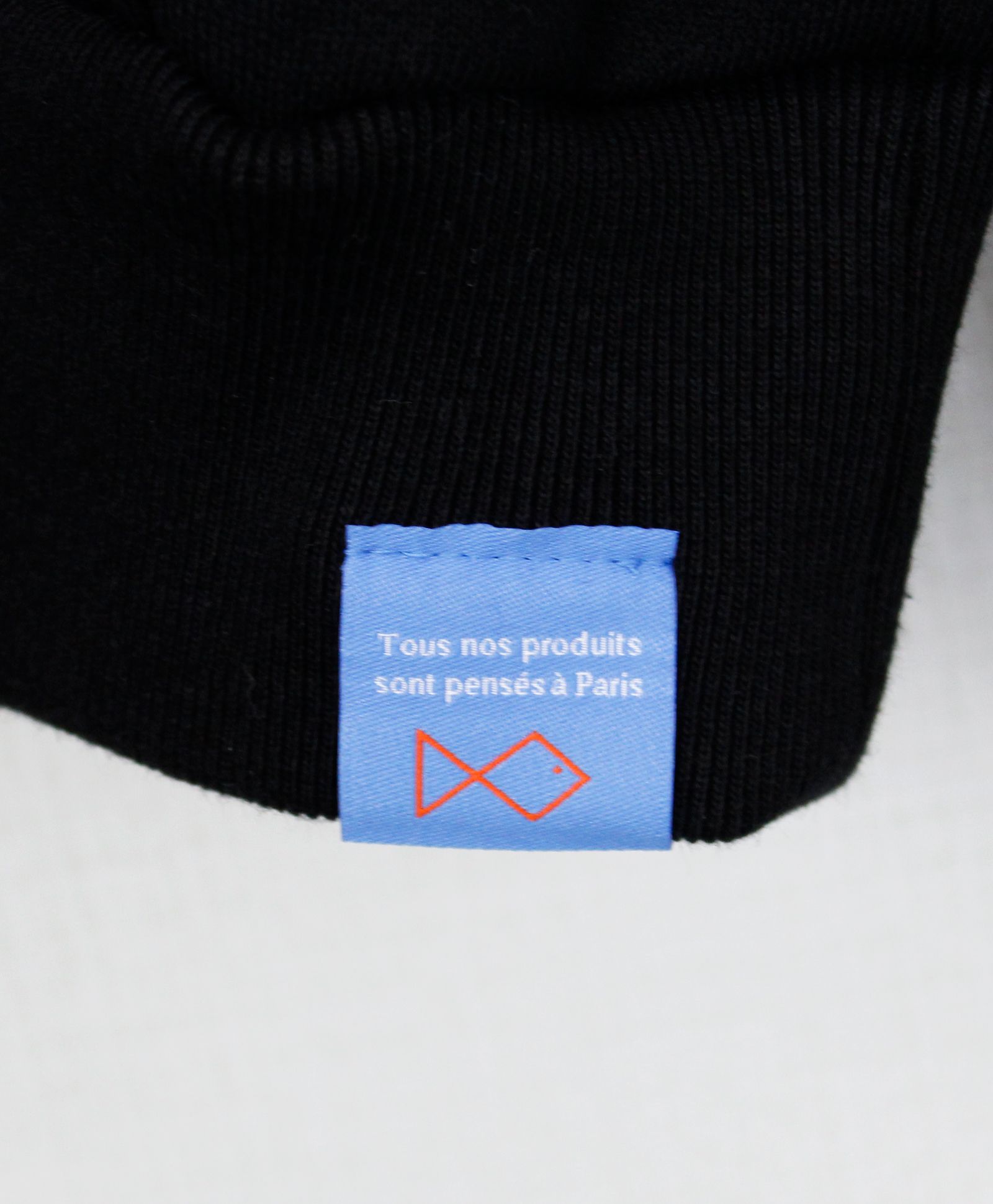 プルオーバーパーカー / Tiphanie Hoodie / Black x Royal Blue