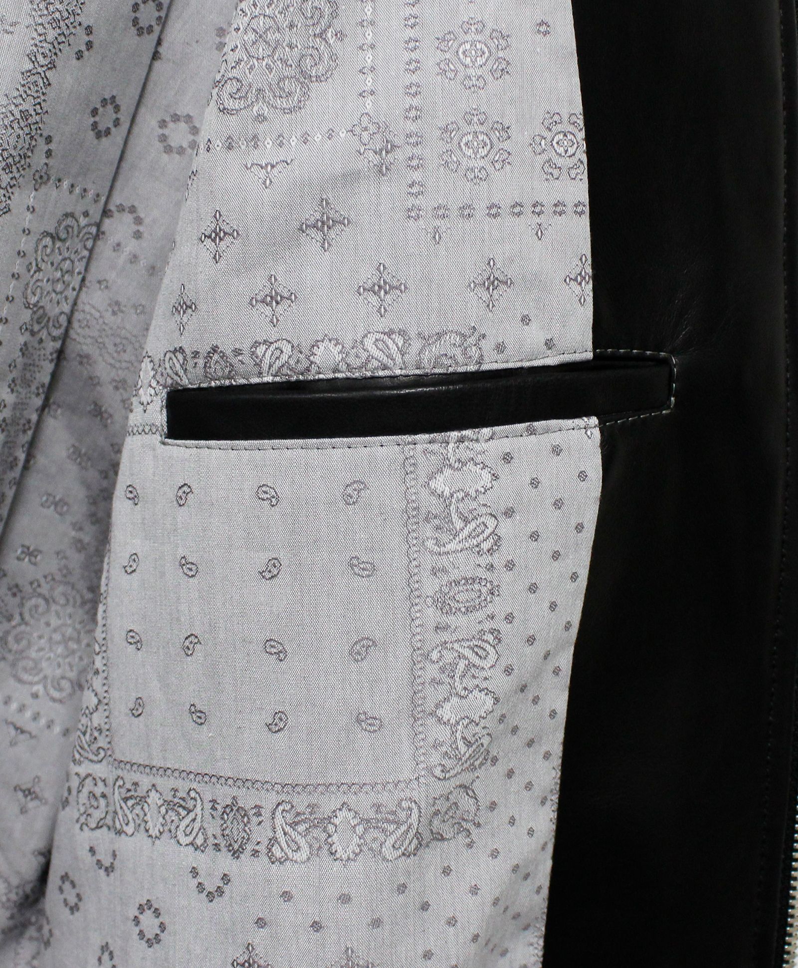 スパニッシュラムレザーボンバージャケット /  ブラック / Spanish Lamb Leather Bomber Jacket / BLACK 【L2305SP】
