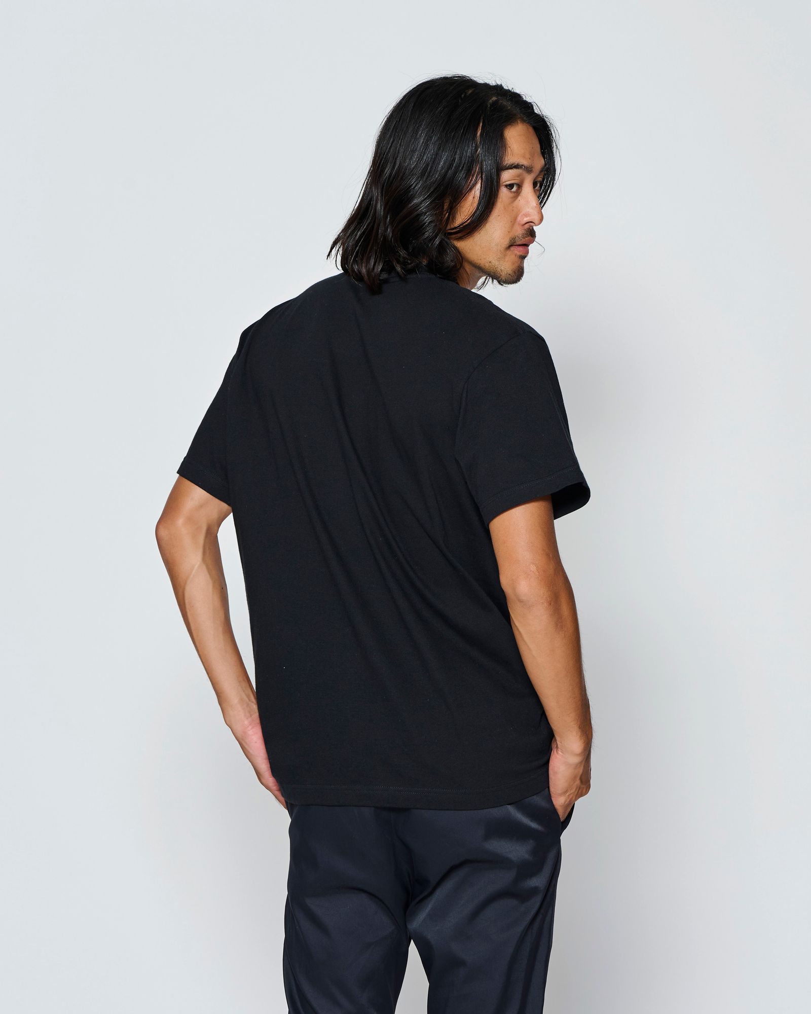 ☆先行予約☆muta MARINE × ACANTHUS  / シャークTシャツ /  Shark Tee / BLACK【MA2717】