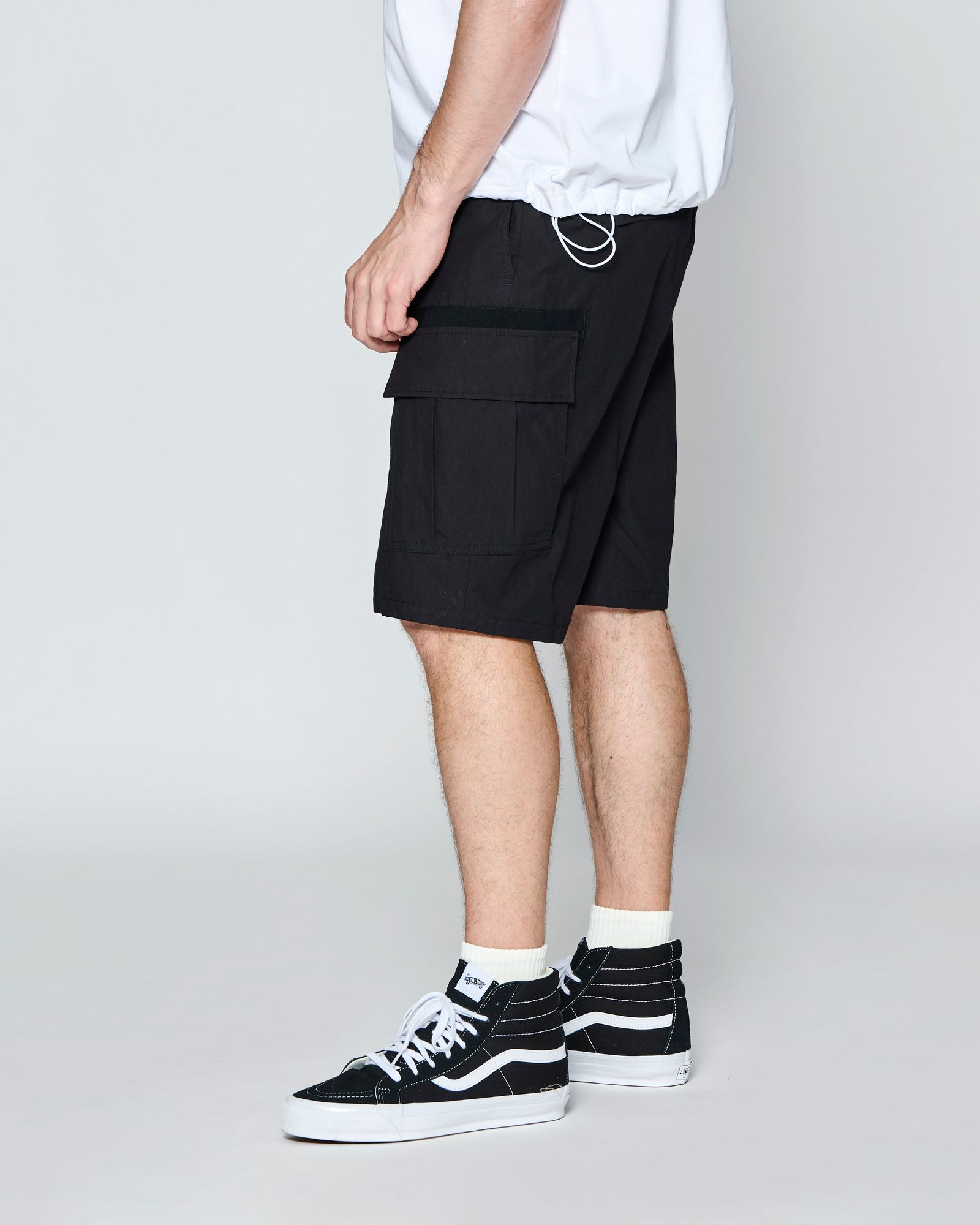 ☆先行予約☆ タイプライター カーゴ ショーツ  /  Typewriter Cloth Cargo Shorts / BLACK 【PT2652】