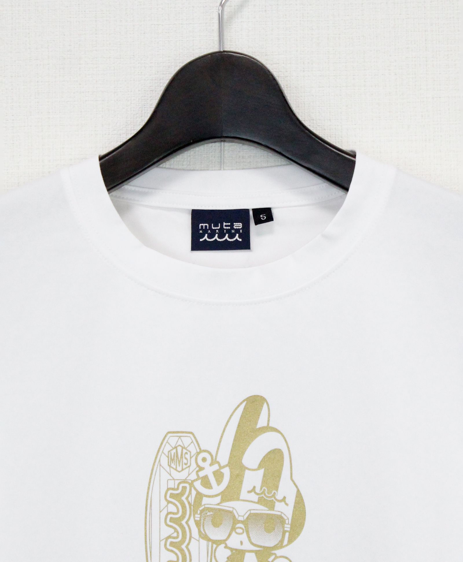 My Melody × muta MARINE SURFING ストレッチロングスリーブTシャツ / ホワイト [MMMP-434771]