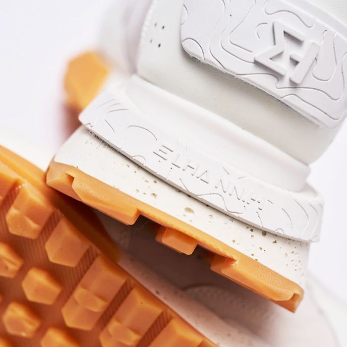レザーテックスニーカー / NSJ358J /  WHITE/ECRU