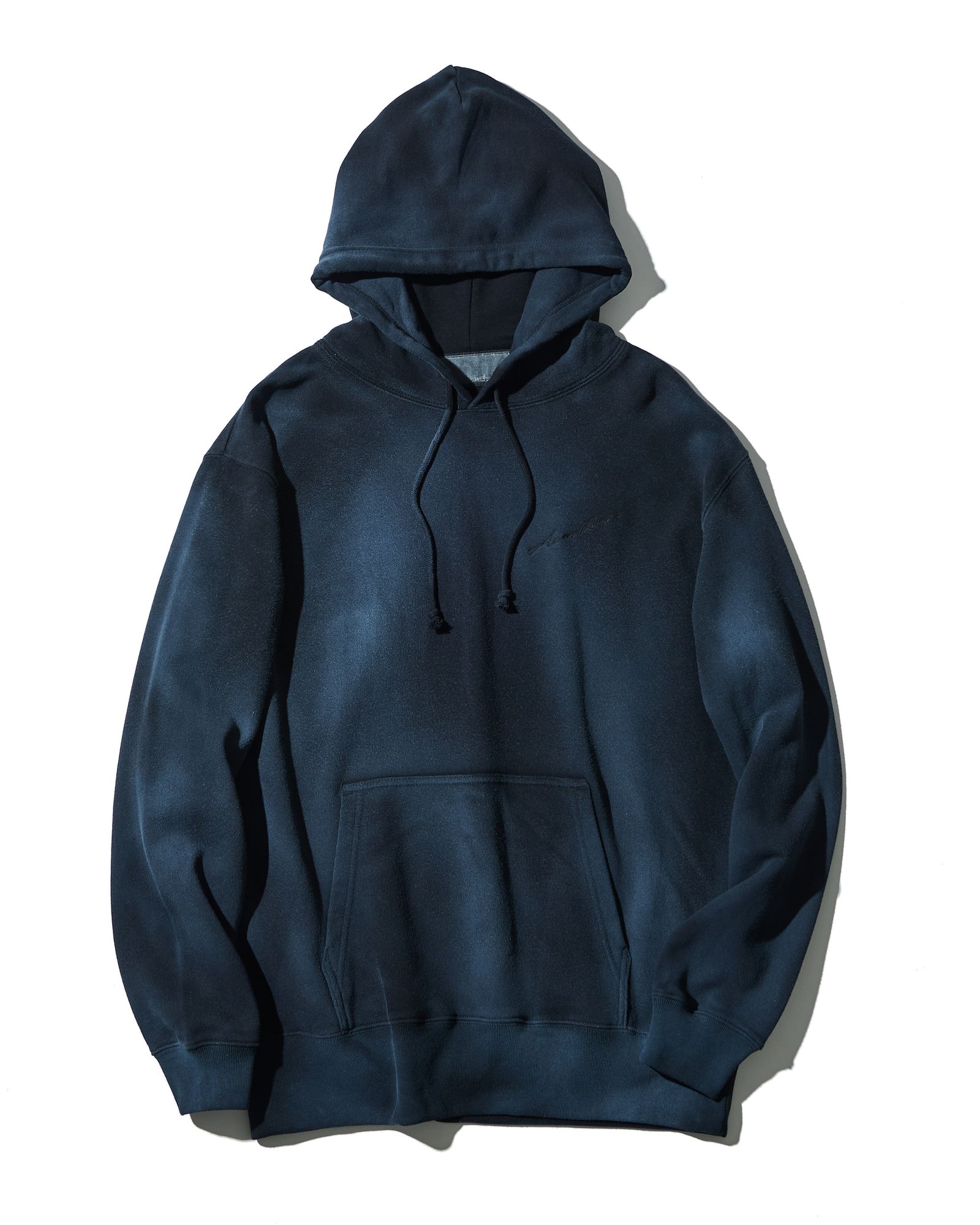 Random Dye Hooded Sweatshirt / BLACK / [HJ2403]