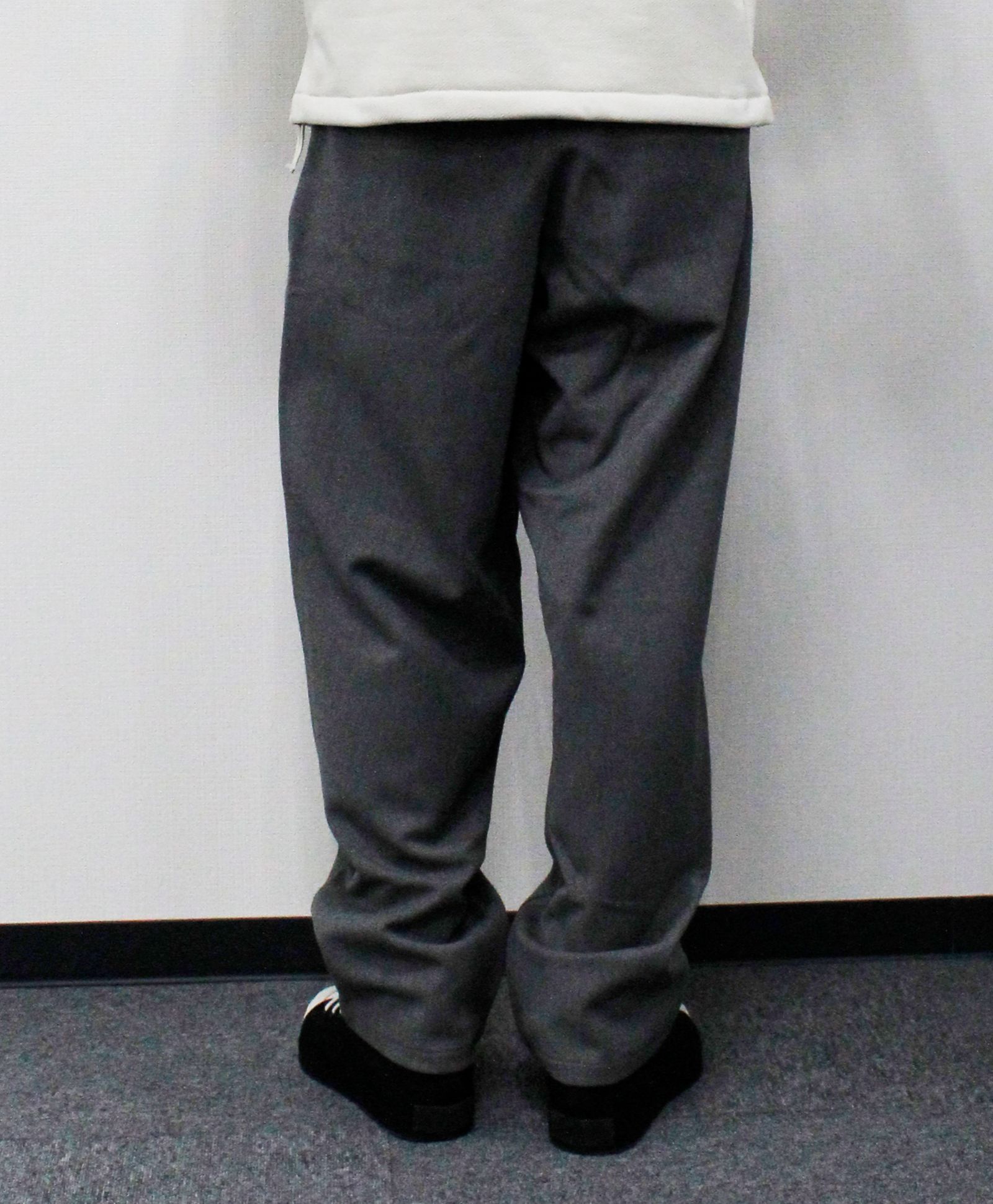 VISLYカシミヤタッチワンタックワイドパンツ / グレー[65512]