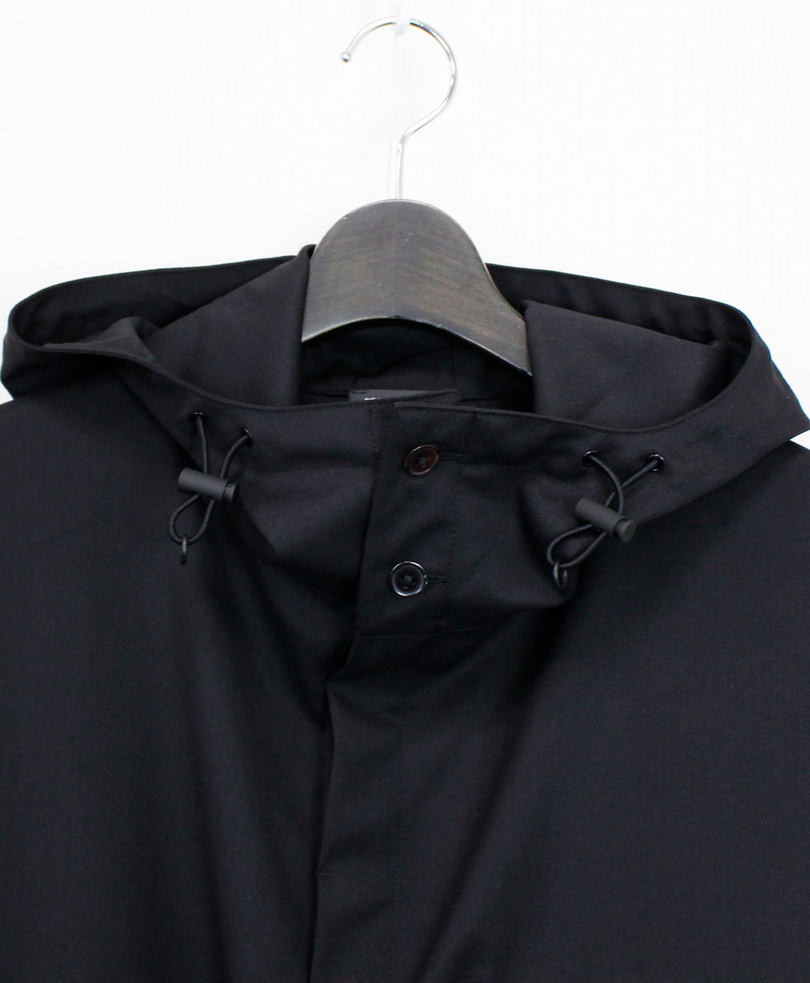 リファインド ウール フーデッド トップ / Y-3 REFINED WOOL HOODED TOP 3-STRIPES / BLACK [JX7276-APPA25]