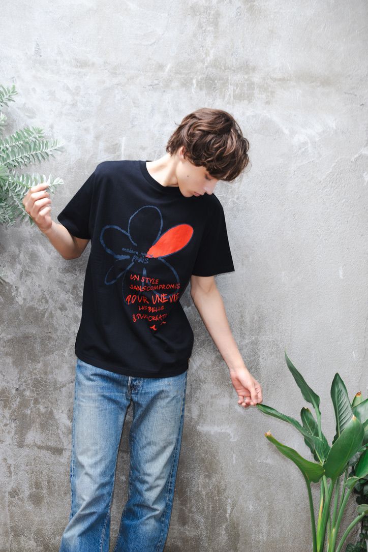 MAISON HONORE PARIS×MUTA MARINE / Tシャツ / Florent &  Concept(フローレント＆コンセプ) / ブラック