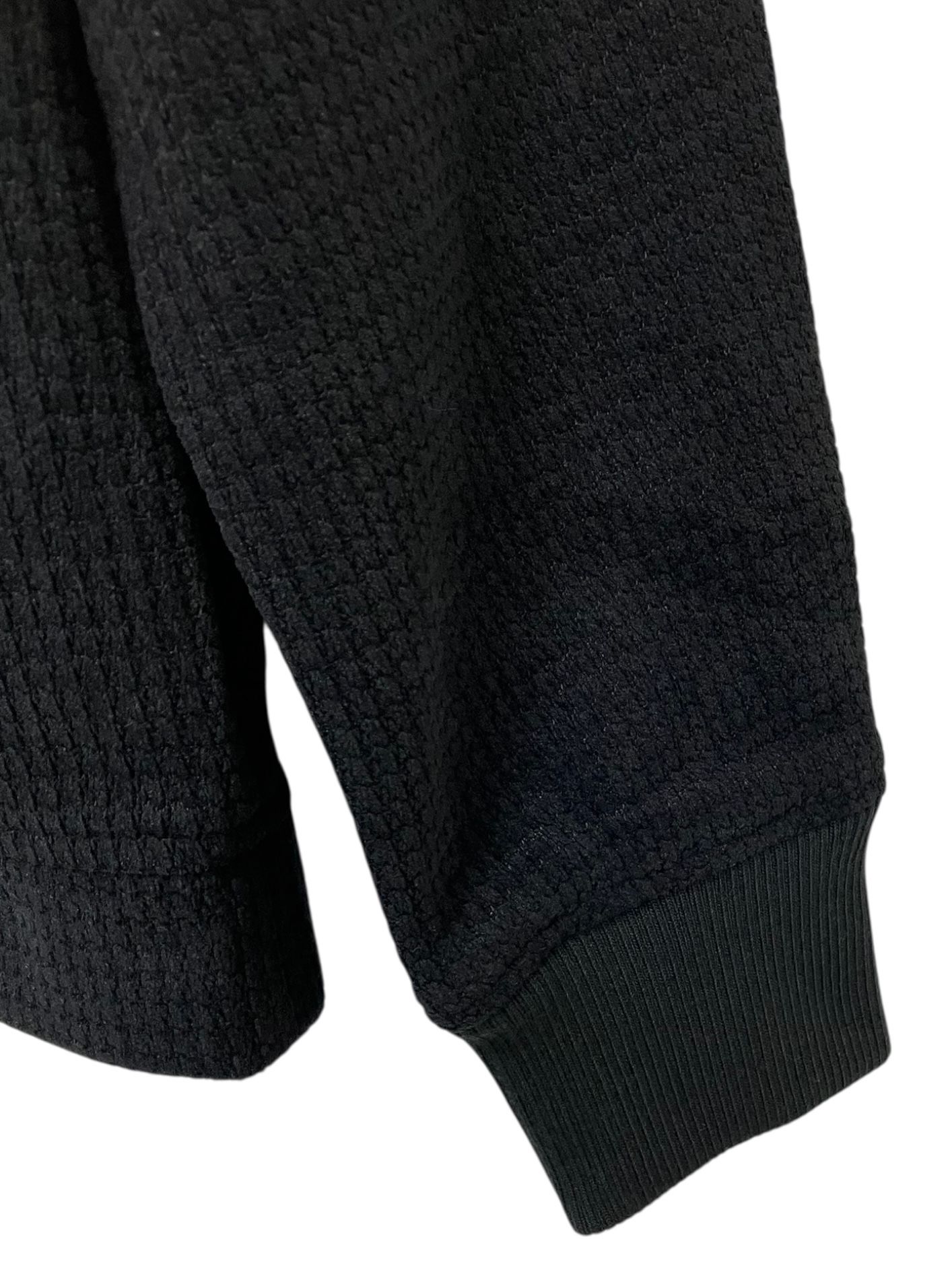 カットMA-1 / ワッフルリブブルゾン / ブラック【531037】