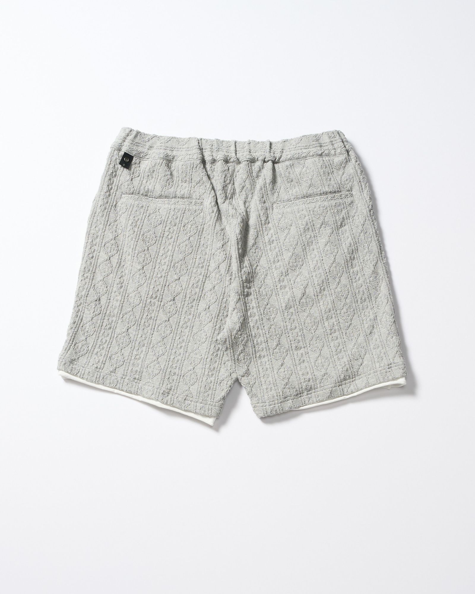 ☆先行予約☆ ジャガードサマーニットショーツ /  jacquard summer knit shorts / T.GRAY [5401 kc01i]