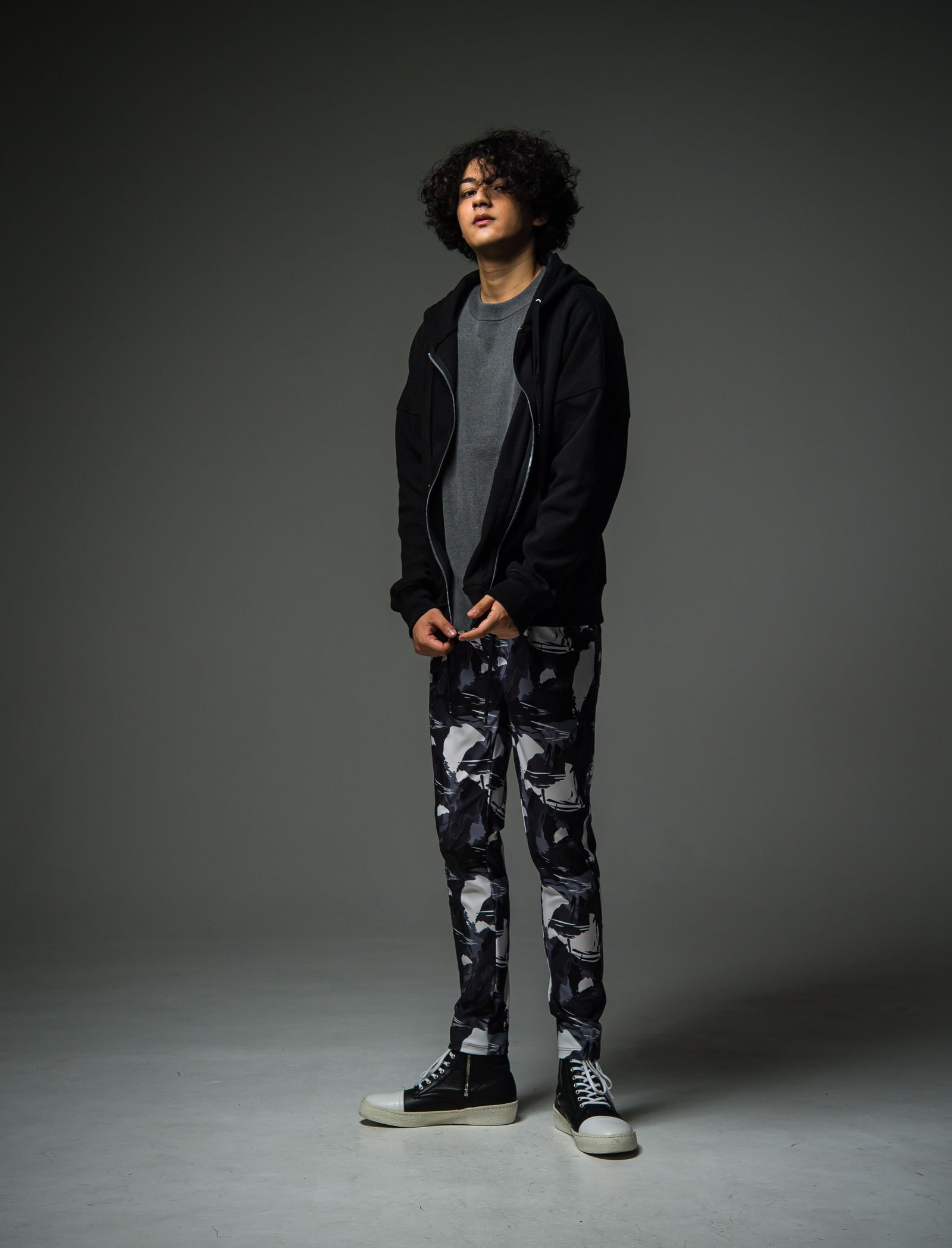 RESOUND CLOTHING - CHRIS EASY TUCK PANTS / BKCAMO [RC29-ST-016T