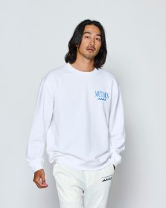 ☆先行予約☆muta MARINE × ACANTHUS  / サーフマンクルーネックスウェット / トレーナー /  Surf Man Crewneck / WHITE【MA2713】