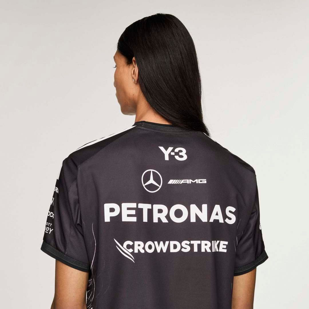 ハーフ スリーブ ティー /  Y-3 MERCEDES - AMG PETRONAS FORMULA 1 TEAM DRIVER SHORT SLEEVE JERSEY / BLACK [KT2226-APPS26]