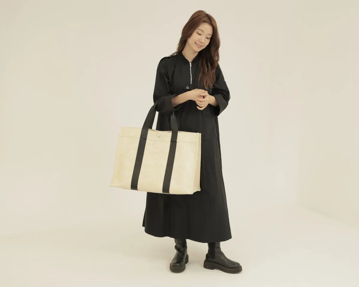 LABEL NOIR / スクエアキャンバストートバッグ GM / 2Colors [Modele 24 (GM)]
