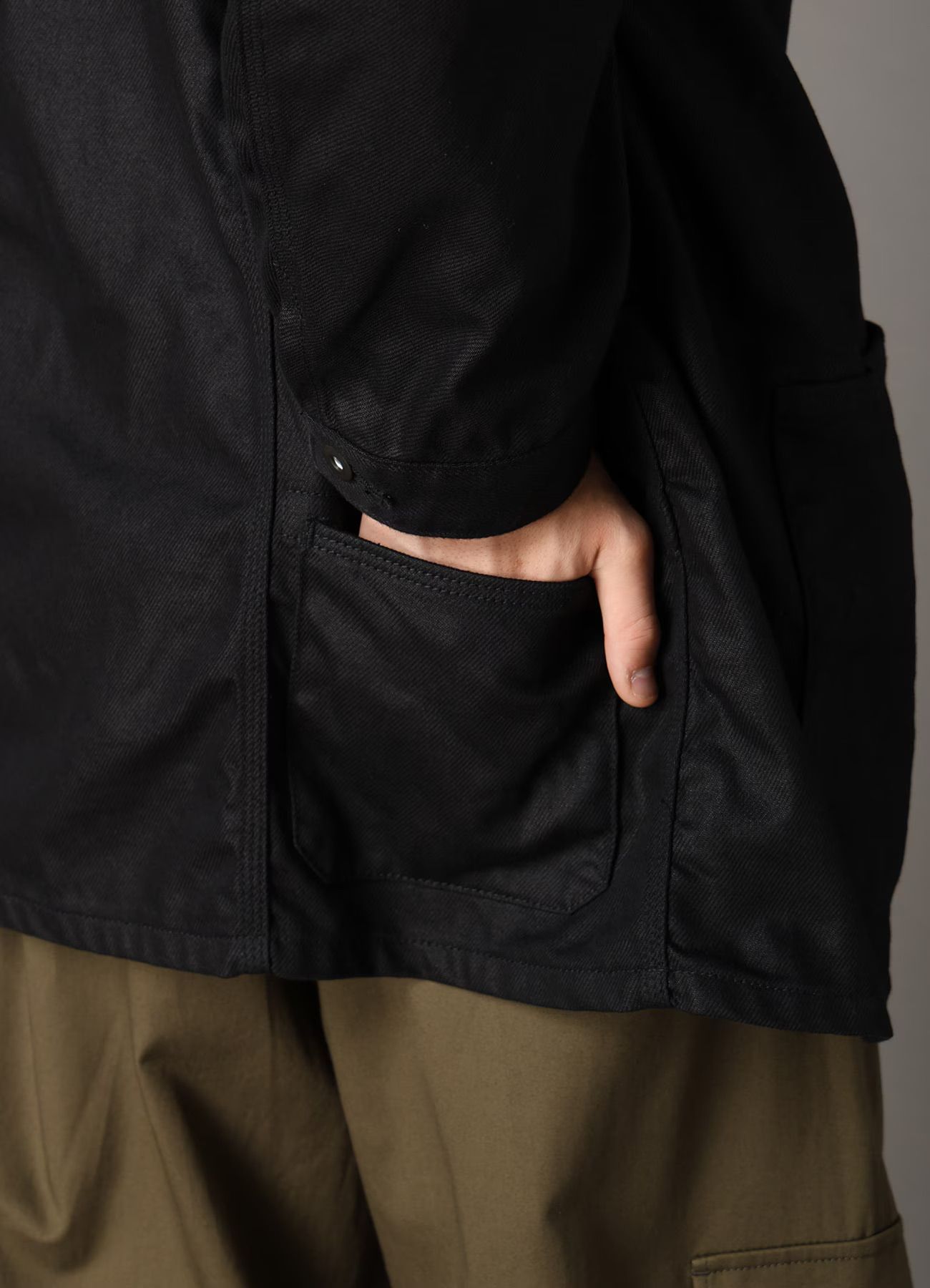 Ground Y×EDWIN 9oz BLACK TWILL COVERALL  / ブラックツイルカバーオール / BLACK [GX-Y01-007-1]