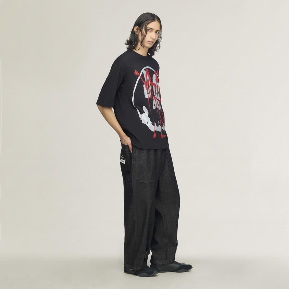 チト グラフィック ショート スリーブ Tシャツ / Y-3 CHITO GRAPHIC SHORT SLEEVE TEE / BLACK [KR1062 -APPA26]