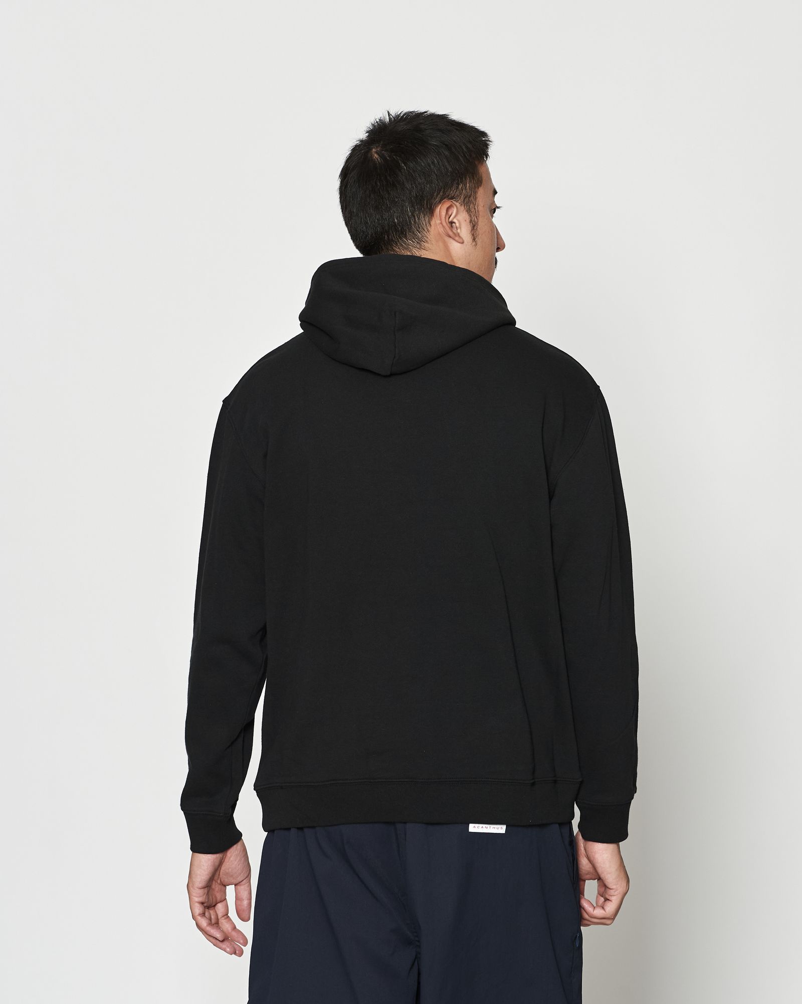 ☆先行予約☆muta MARINE × ACANTHUS  / カレッジロゴ スウェットジップフーディー / パーカー / College Logo Hooded Sweatshirt / BLACK【MA2609】