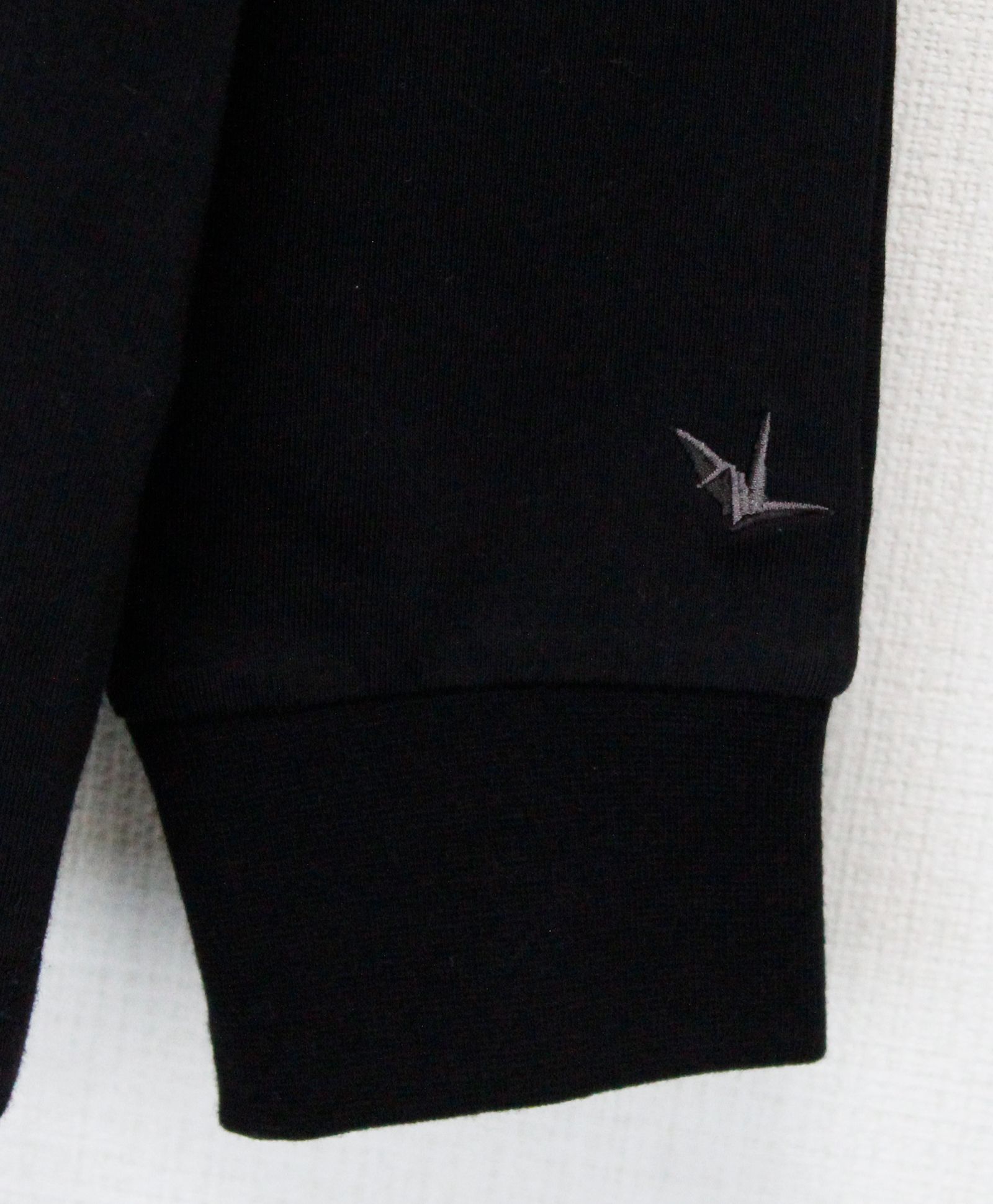 1PIU1UGUALE3 RELAX × PEANUTS / スヌーピー ラインストーンロングTシャツ / ブラック【UST-26056】