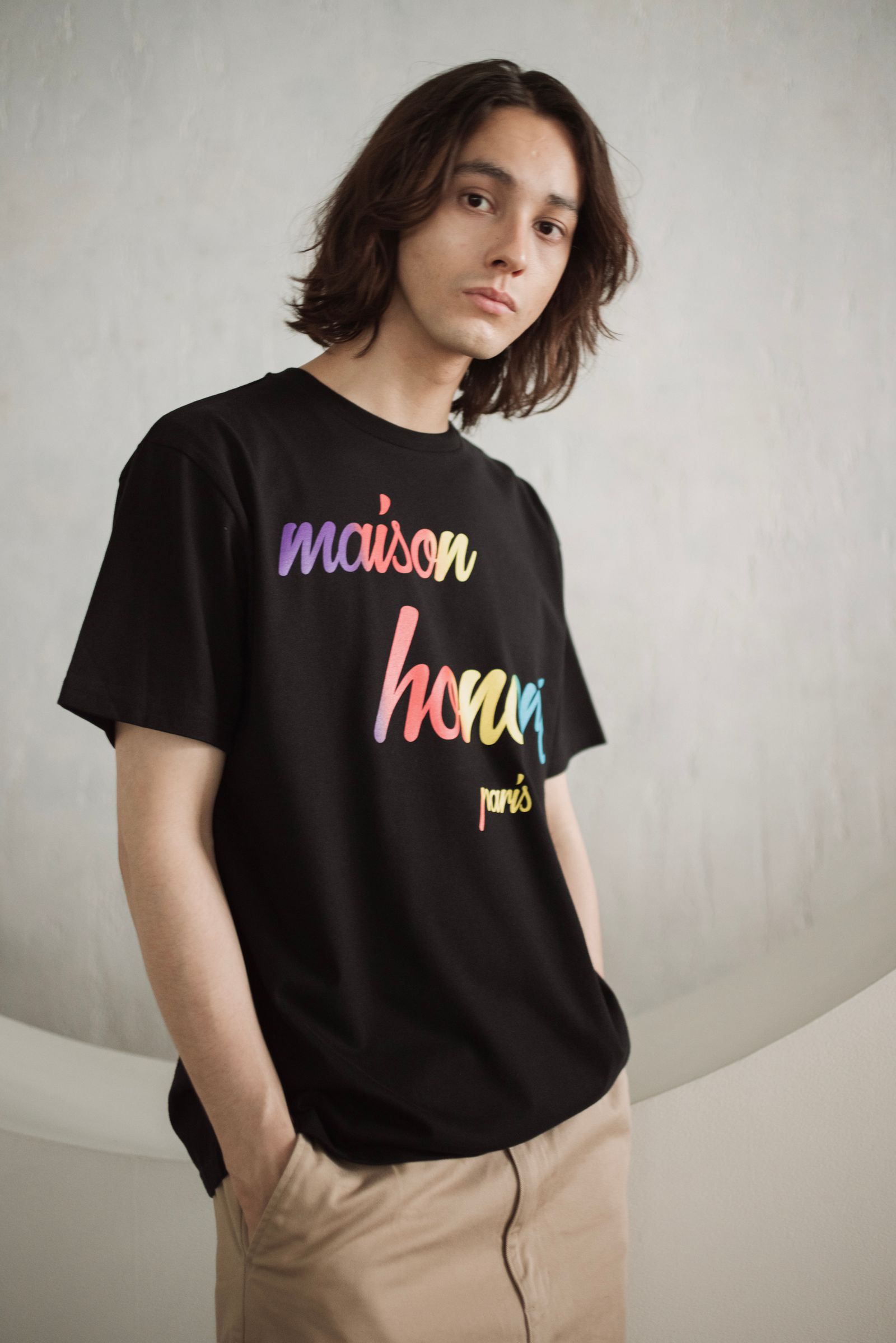 Tシャツ / Raissa / Black Rainbow