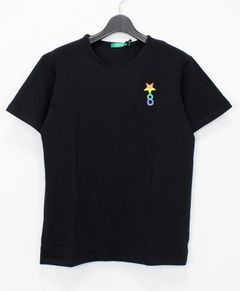 ☆8 S/S Tシャツ / ブラック [UC41-N190]