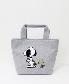 【スヌーピー】ミニトートバッグ / グレー【USZ-26016】