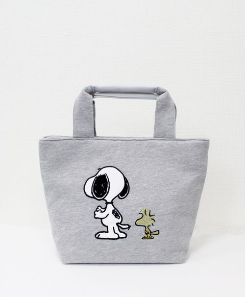 【スヌーピー】ミニトートバッグ / グレー【USZ-26016】