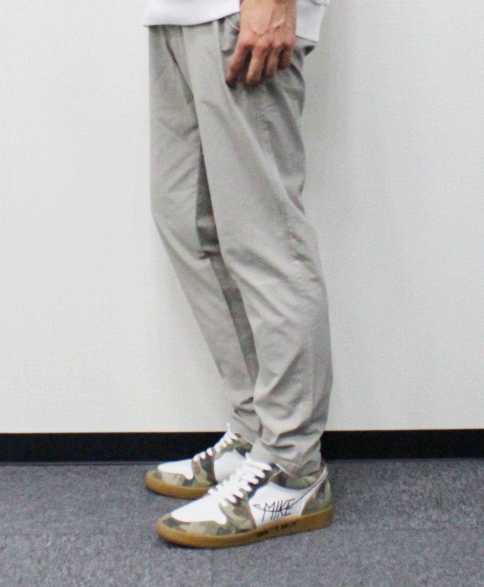 ヴィンテージナイロン リラックスイージーパンツ / グレージュ[66010]