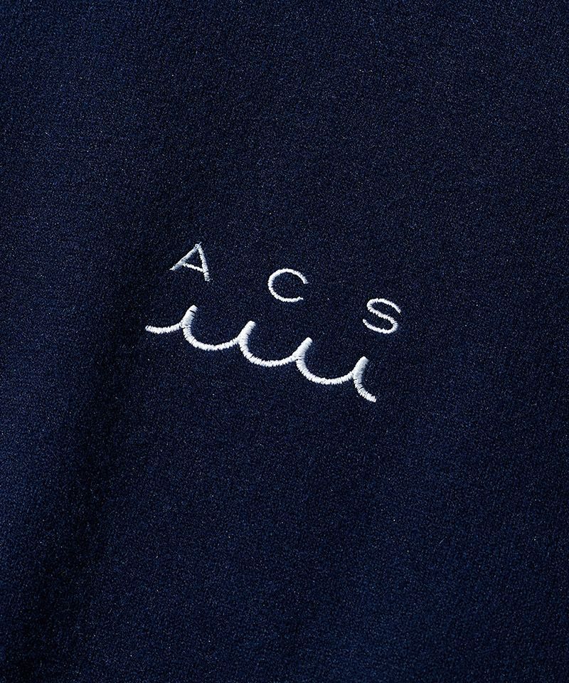 ACANTHUS x muta MARINE / muta Arm Line Knit / ニット / NAVY / MA2435