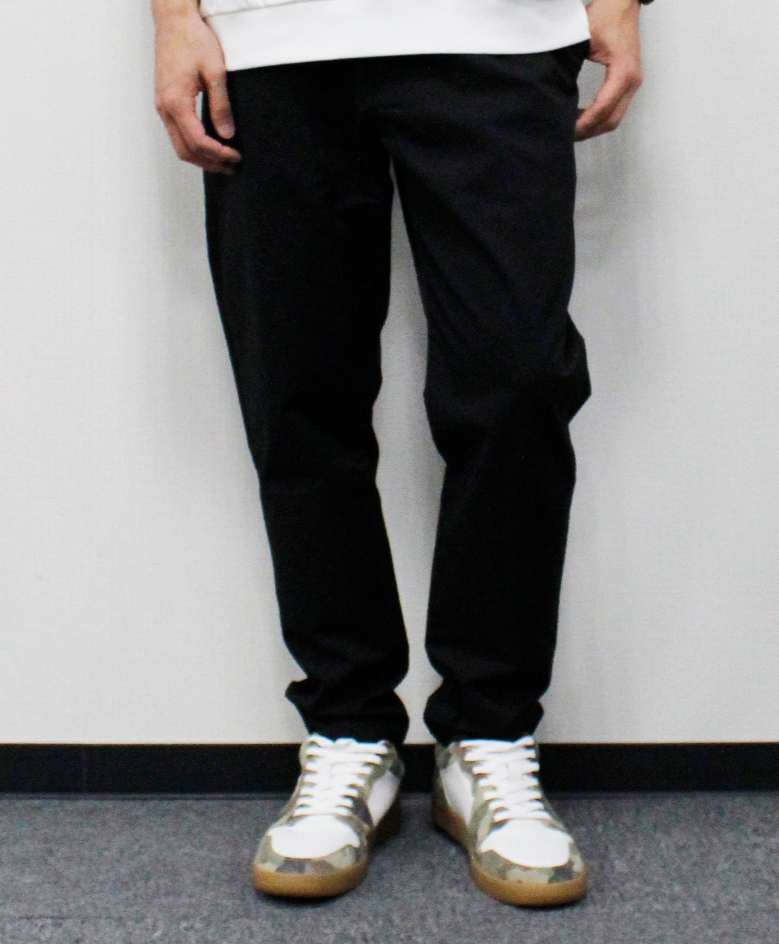 ヴィンテージナイロン リラックスイージーパンツ / ブラック[66010]