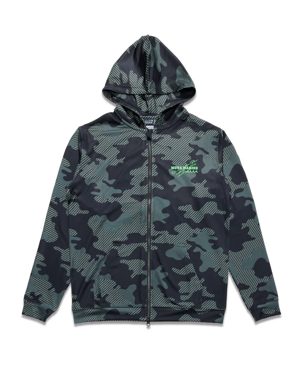 ラッシュパーカー (ダイアゴナルカモ) / ブラック [MMTK-435080] ⭐︎4月29日より随時出荷⭐︎