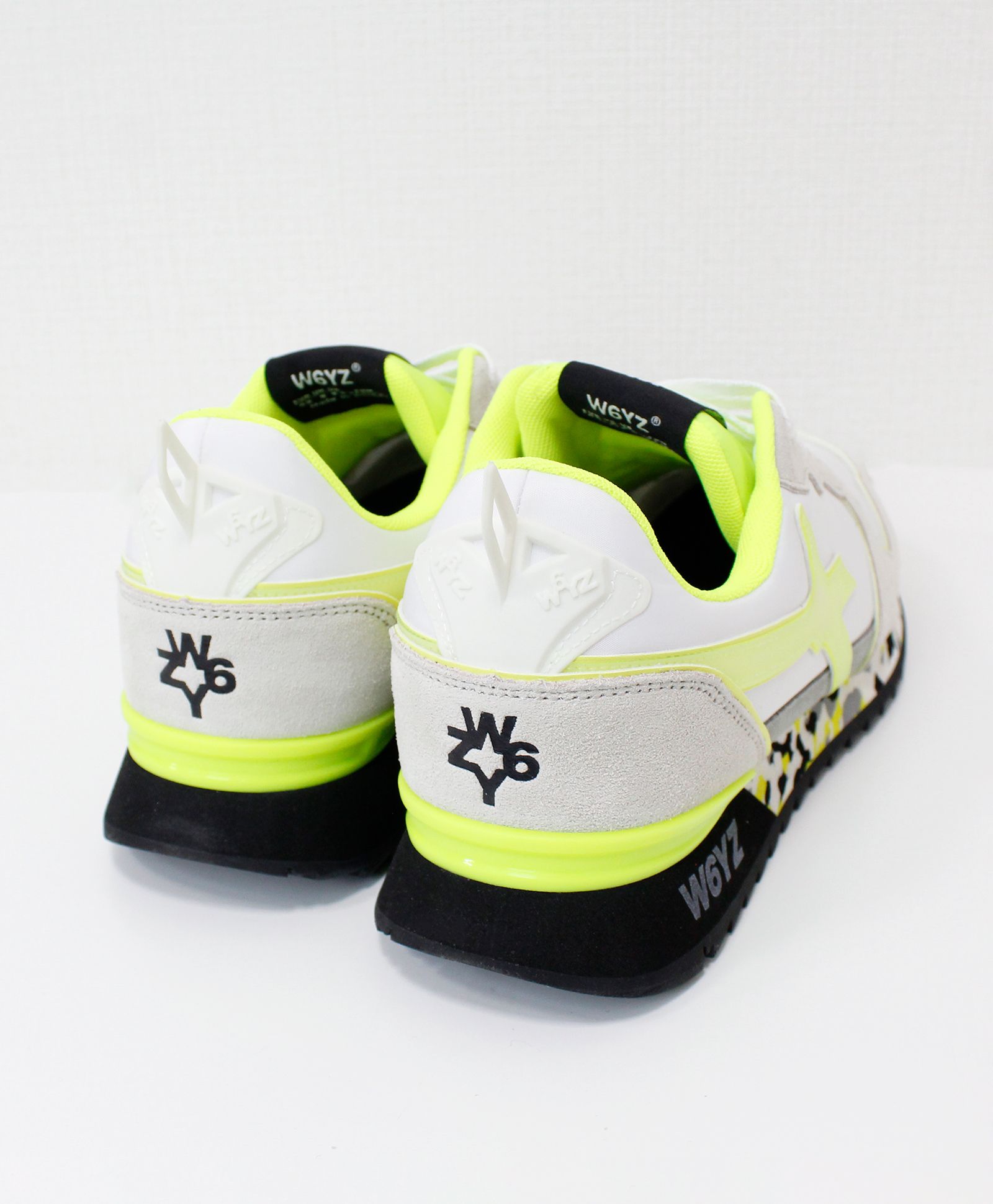 スニーカー / JET-M  / WHITE-YELLOW FLUO【41-1N40】
