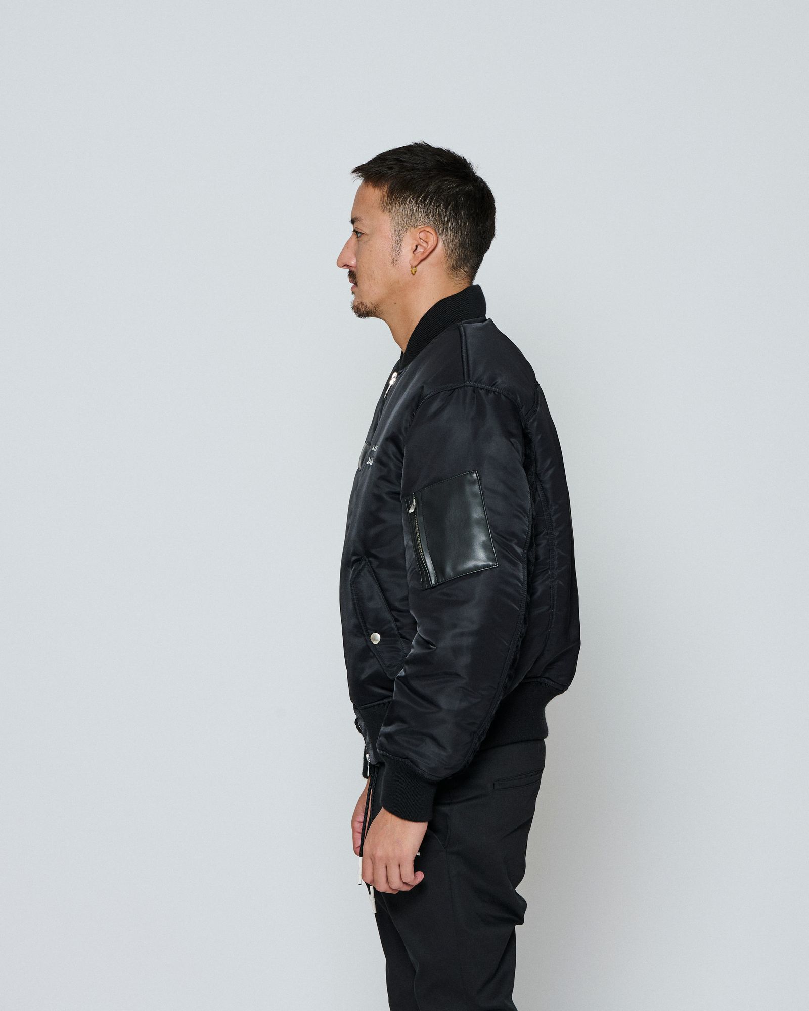 ☆先行予約☆ muta MARINE × ACANTHUS / オーバーサイズMA-1 / Oversize MA-1 / BLACK 【MA2649】