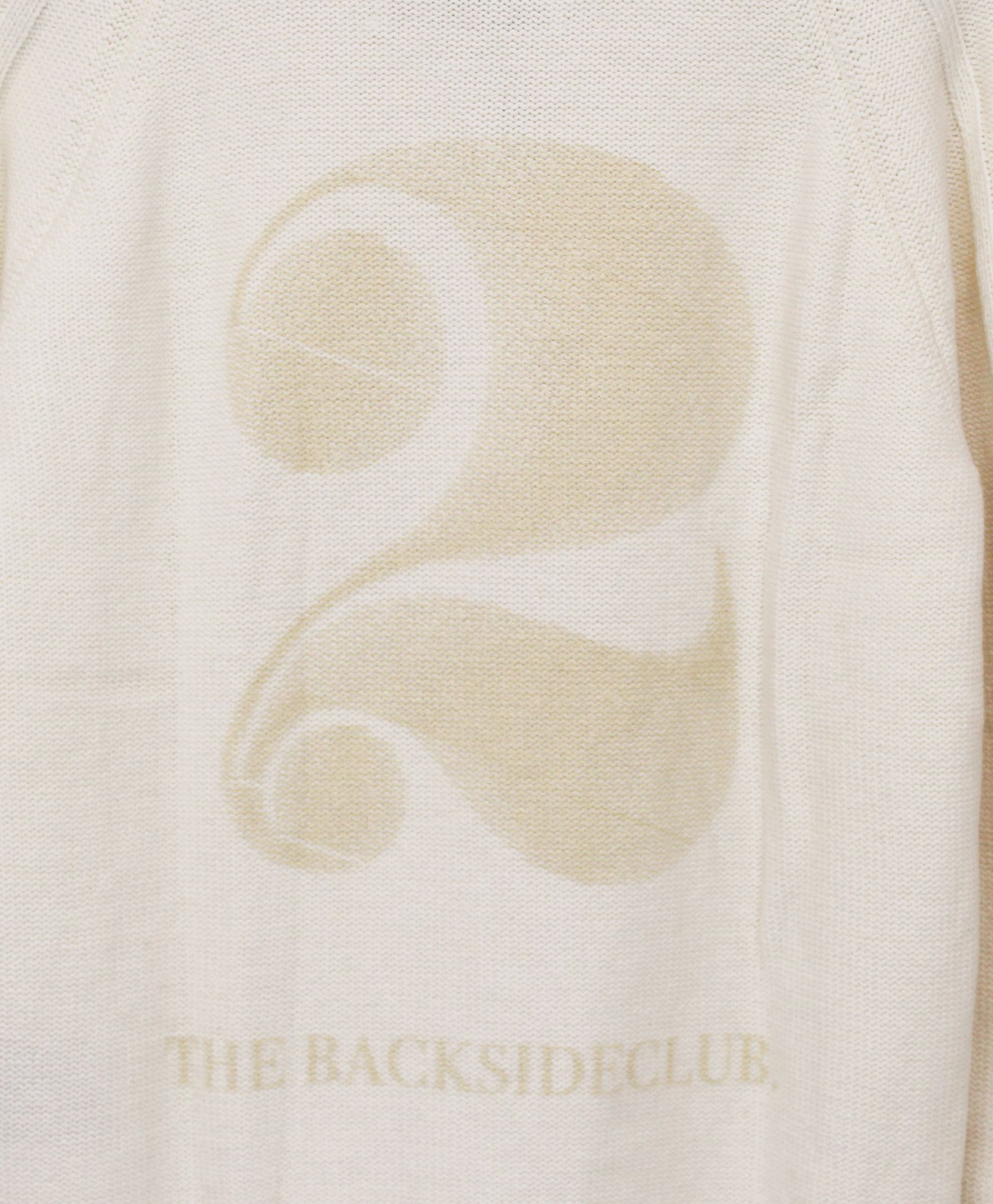 Vネックニット / NUMBER KNITWEAR / WHITE 【KVX 702】