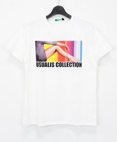 プリント S/S Tシャツ / ホワイト [UC31-N9719]