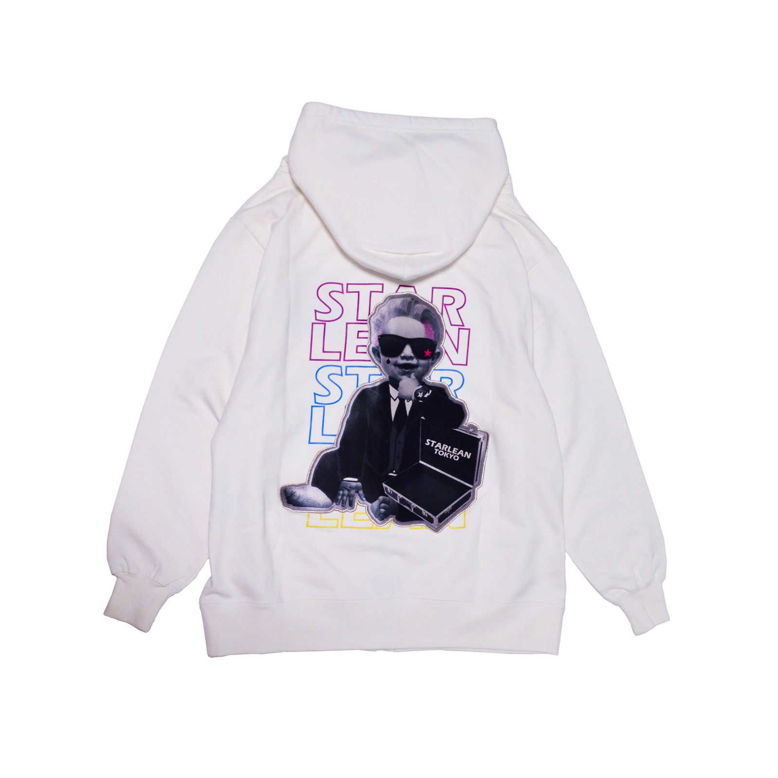ジップアップパーカー SUIT BABY ZIP HOODIE WHITE