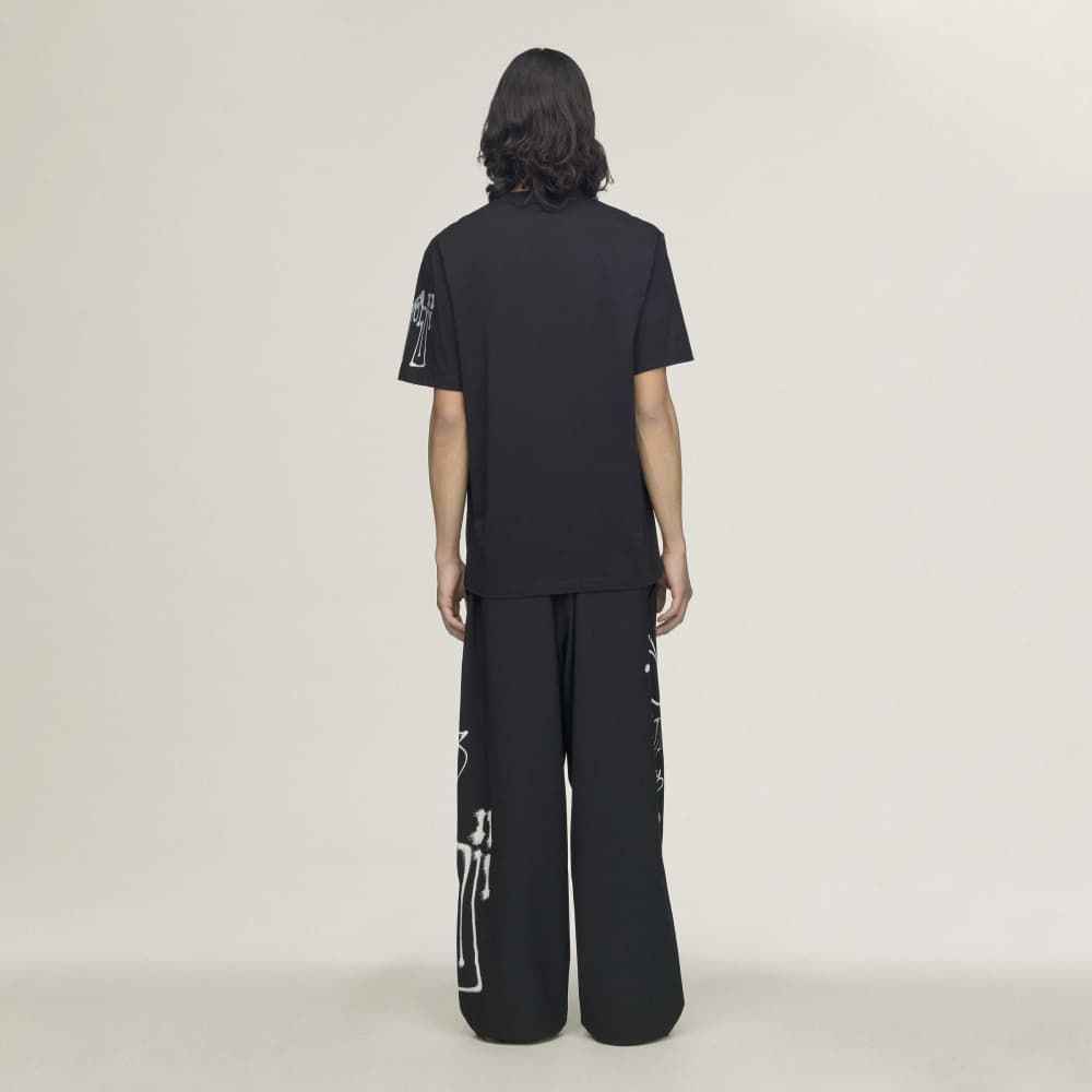 チト シティー グラフィック ショート スリーブ Tシャツ / Y-3 CHITO CITY GRAPHIC SHORT SLEEVE TEE / BLACK [KR1067 -APPA26]