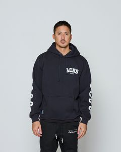 ☆先行予約☆ muta MARINE × ACANTHUS /アームプリントフーディー /パーカー / Arm Print Hooded Sweatshirt / NAVY 【MA2657】