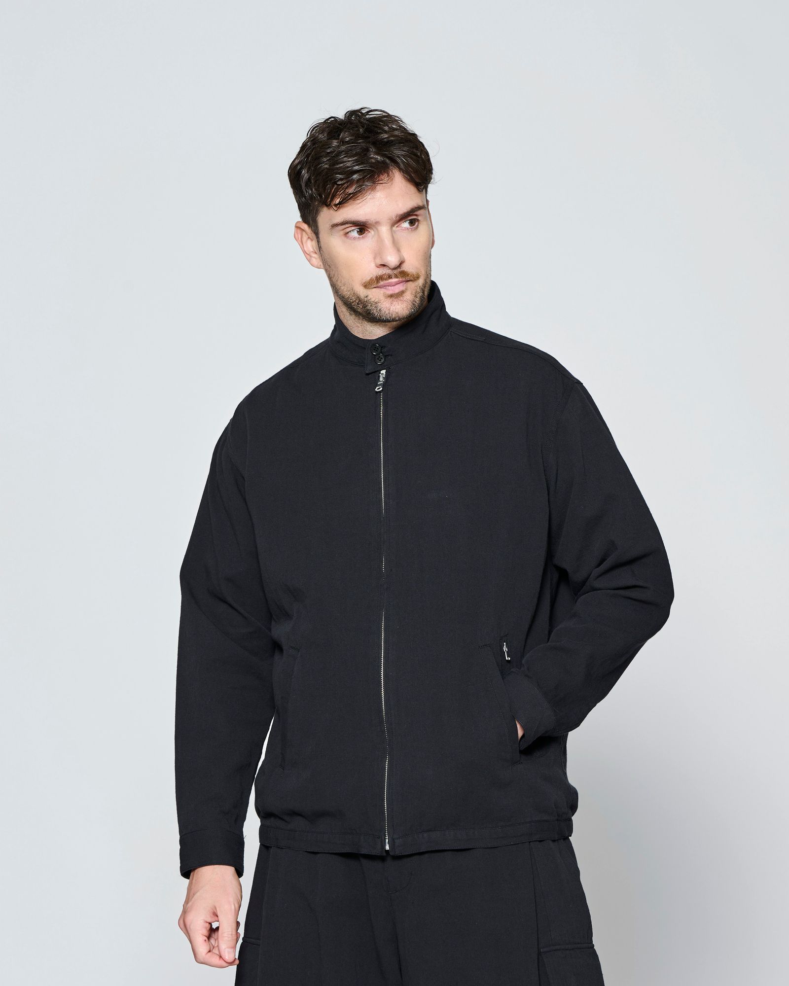 ☆先行予約☆ ハリントンジャケット  /  Harrington Jacket / BLACK 【JK2702】