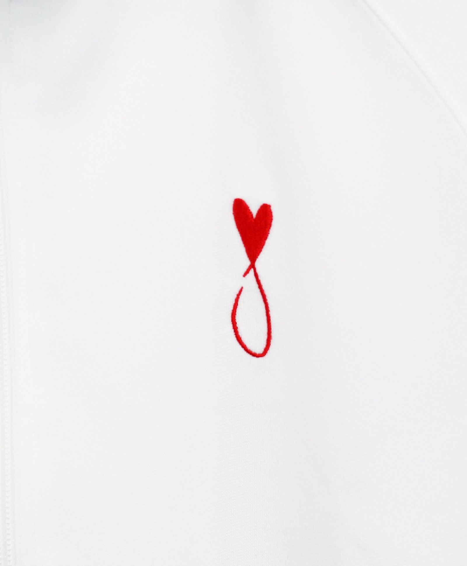 サイドライントラックジャケット / Tiphanie - Side Line Zip / WHITE × RED