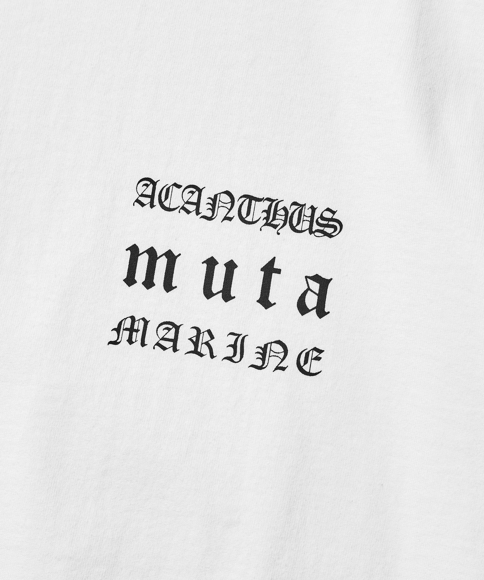 ACANTHUS - ACANTHUS × muta MARINE / muta muta Old Logo Tee