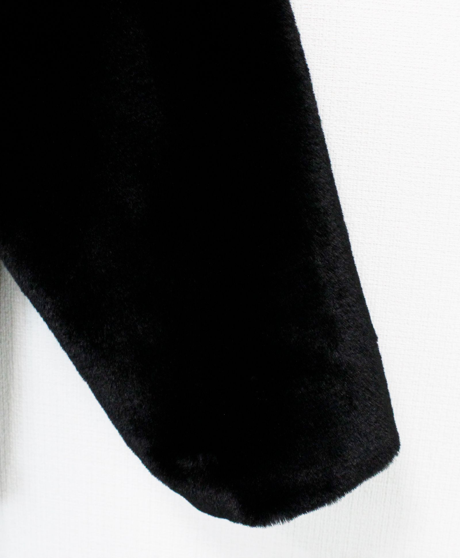 フード付き ボアブルゾン / MASCALI /  マスカリ / BLACK [MJXA0201033588]