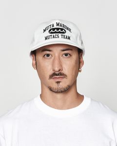 ☆先行予約☆muta MARINE × ACANTHUS  / カレッジロゴメッシュキャップ / College Logo Mesh Cap / WHITE 【MA2622】