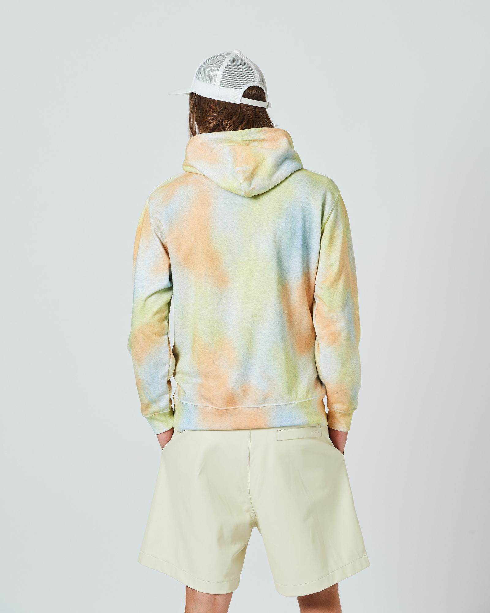 Random Dye Hooded Sweatshirt / MULTI / [HJ2403]