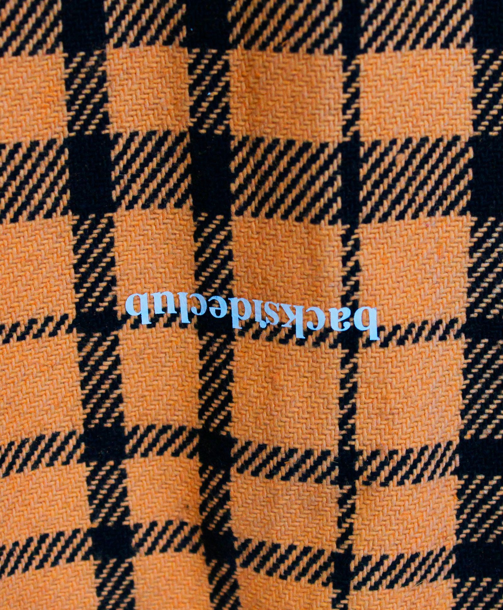 チェックシャツジャケット / LOGO SHIRT JACKET MARMORIZED / ORANGE 【JRX 601】