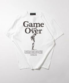 【FOOTBALLITIS】 [GAME OVER] Tシャツ / WHITE [251033RB]
