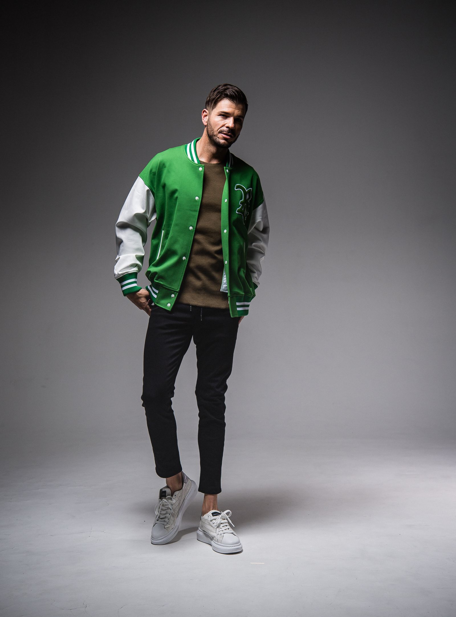RESOUND CLOTHING - MICK DENIM JERSEY / デニムジャージテーパード 