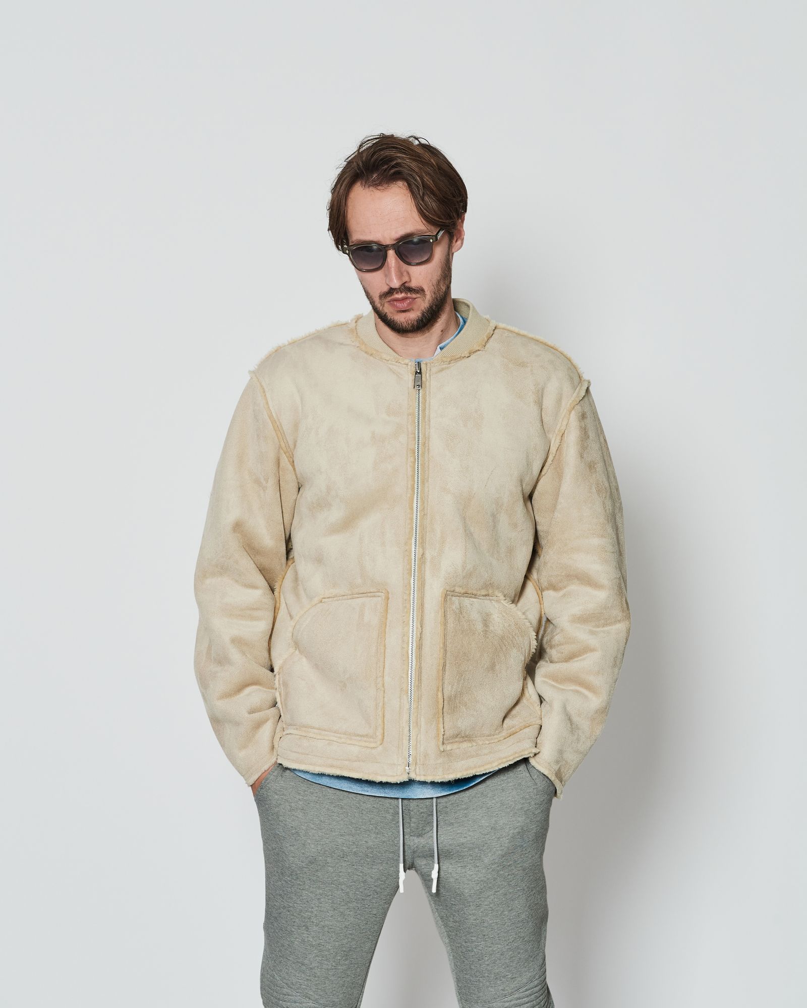 Faux Mouton Jacket / フェイクムートンジャケット / BEIGE 【JK2406】