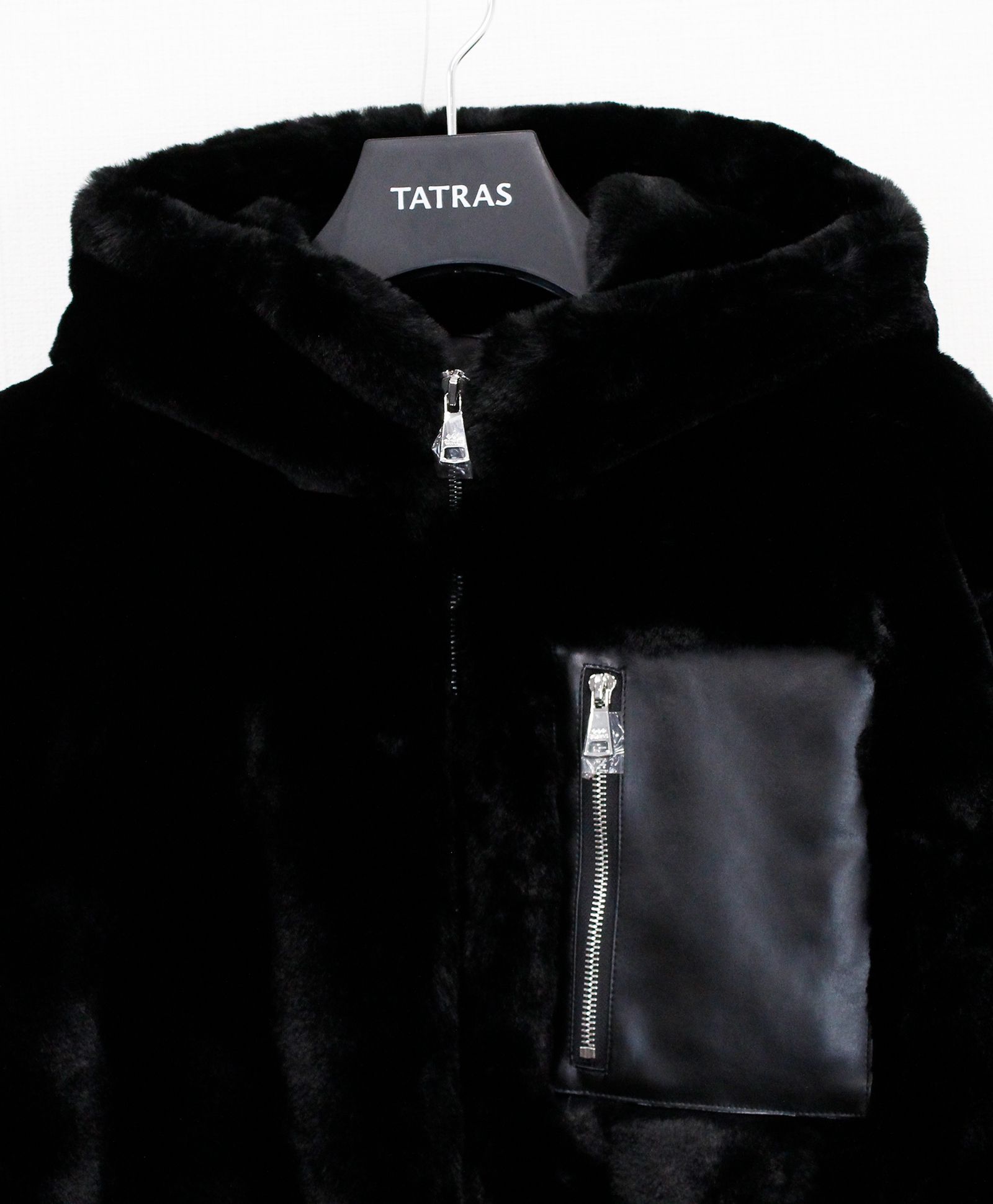 フード付き ボアブルゾン / MASCALI /  マスカリ / BLACK [MJXA0201033588]