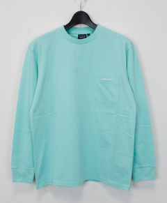 ロングスリーブポケットTシャツ  / ターコイズ [MMSG-240151]