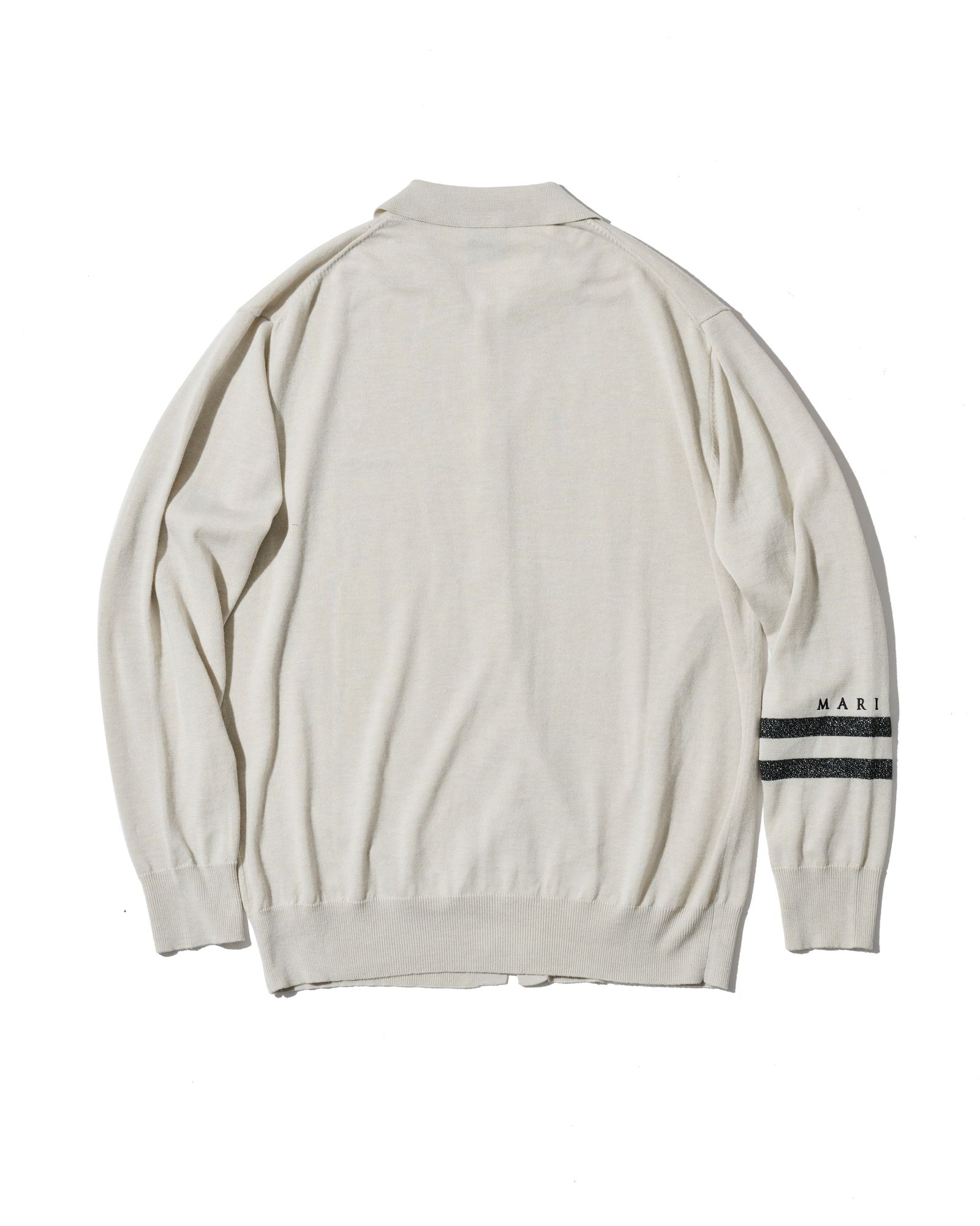 ☆先行予約☆muta MARINE × ACANTHUS  / ニットカーディガン / muta knit cardigan / LIGHT BEIGE【MA2725】